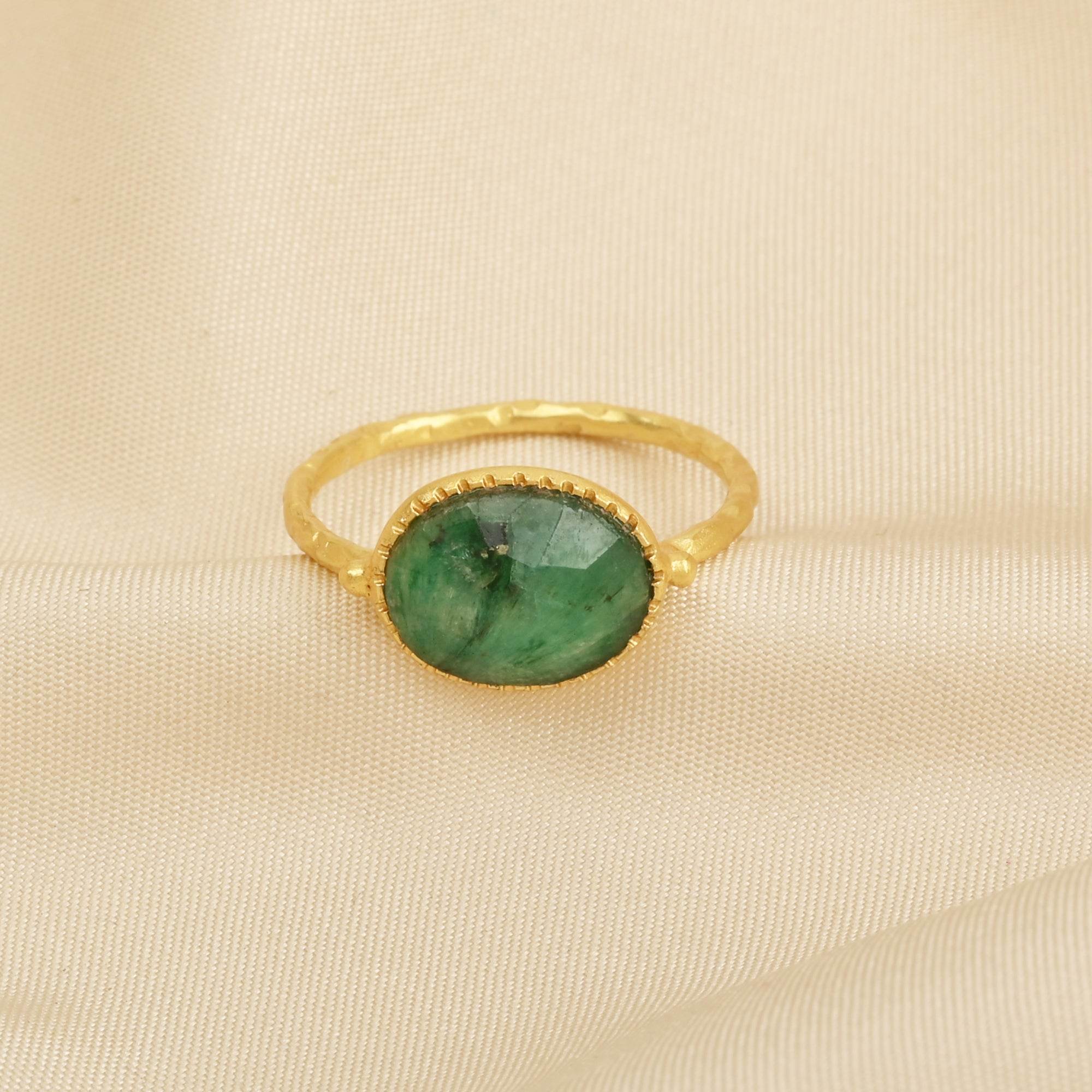 Ruby Gemstone Statement Ring - La Vitá Jewels