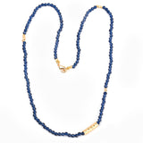 Dark Blue Beads Necklaces