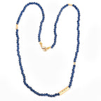 Dark Blue Beads Necklaces - La Vitá Jewels