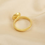 Sterling Silver Pearl Gemstone Statement Rings - La Vitá Jewels