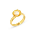 Sterling Silver Pearl Gemstone Statement Rings - La Vitá Jewels
