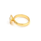 Sterling Silver Pearl Gemstone Statement Rings - La Vitá Jewels