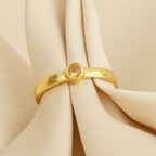 Citrine, Peridot, and Iolite Gemstone Rings in Sterling Silver - La Vitá Jewels