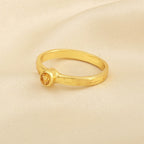 Citrine, Peridot, and Iolite Gemstone Rings in Sterling Silver - La Vitá Jewels