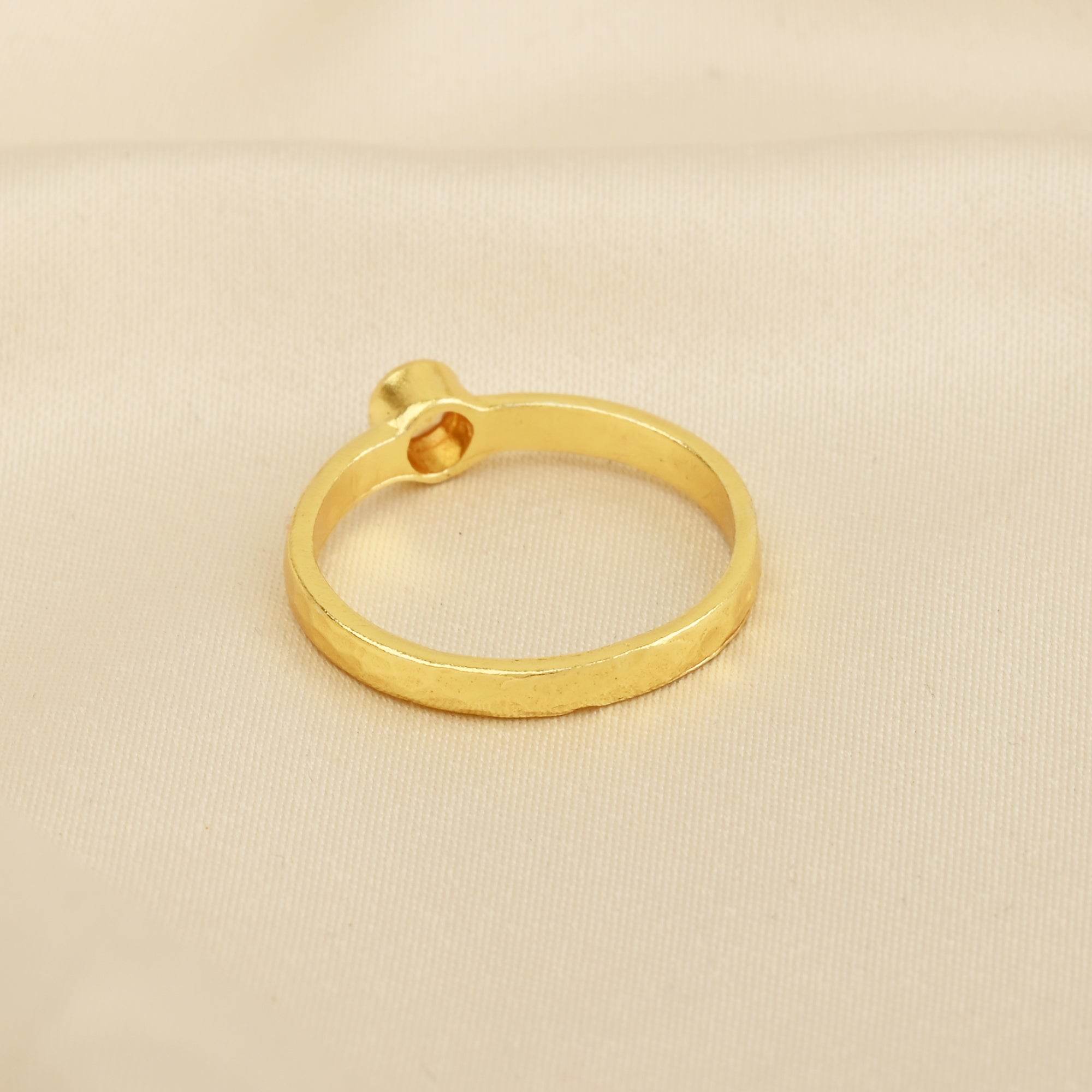 Citrine, Peridot, and Iolite Gemstone Rings in Sterling Silver - La Vitá Jewels
