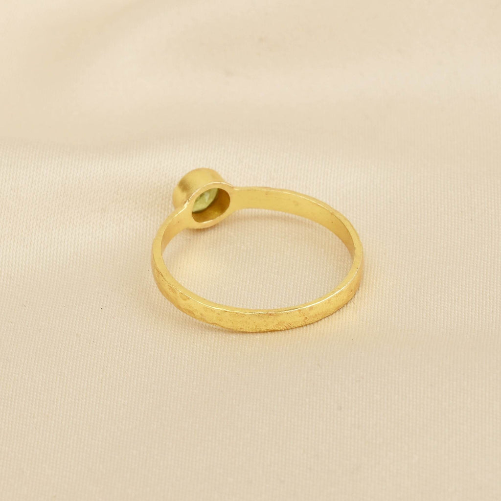 Citrine, Peridot, and Iolite Gemstone Rings in Sterling Silver - La Vitá Jewels