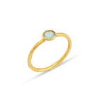 Sterling Silver Multi Gemstone Minimalist Rings - La Vitá Jewels