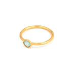 Sterling Silver Multi Gemstone Minimalist Rings - La Vitá Jewels