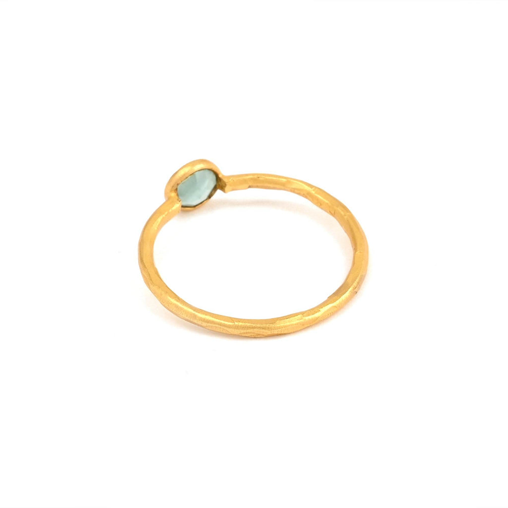Sterling Silver Multi Gemstone Minimalist Rings - La Vitá Jewels