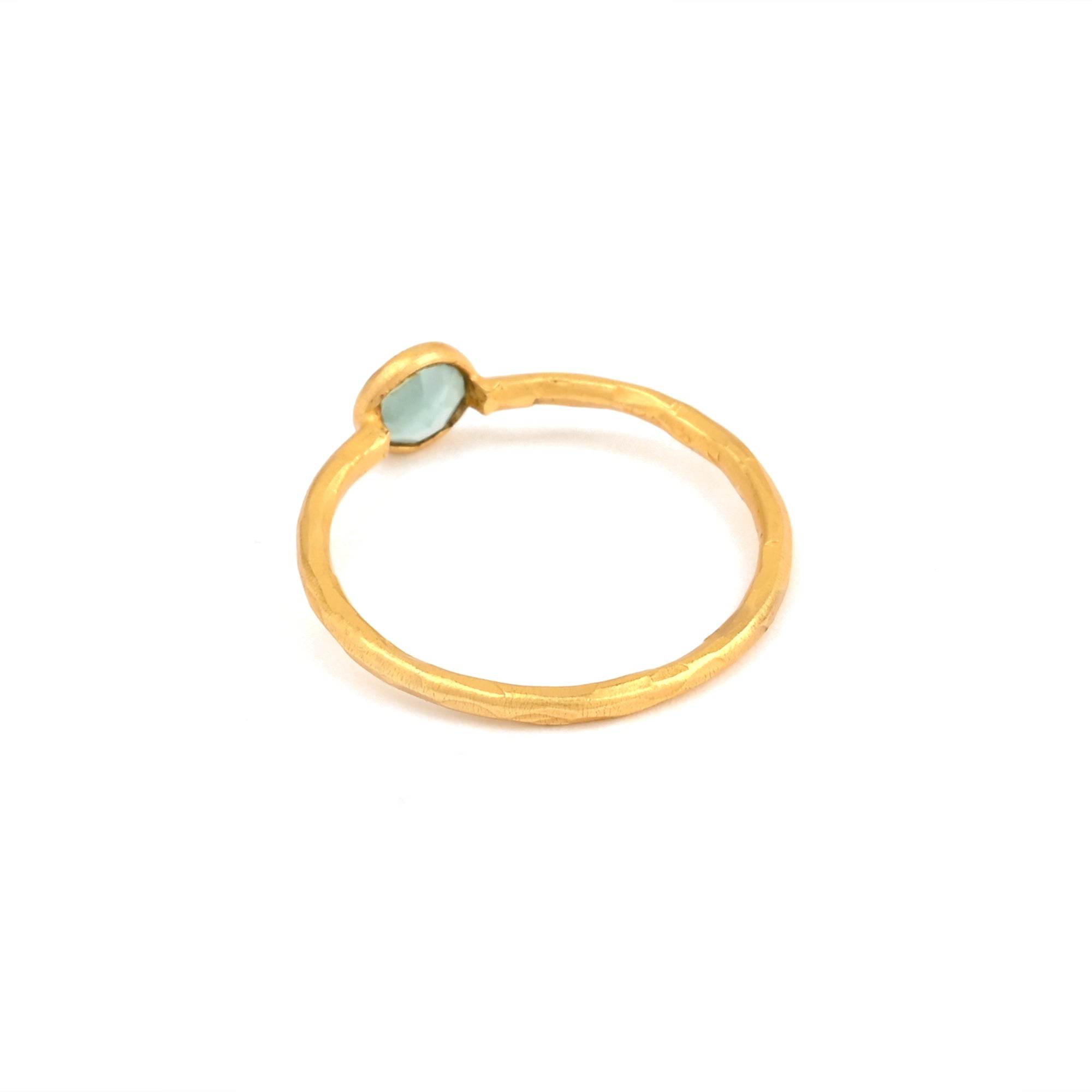 Sterling Silver Multi Gemstone Minimalist Rings - La Vitá Jewels
