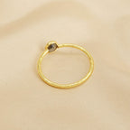 Sterling Silver Multi Gemstone Minimalist Rings - La Vitá Jewels