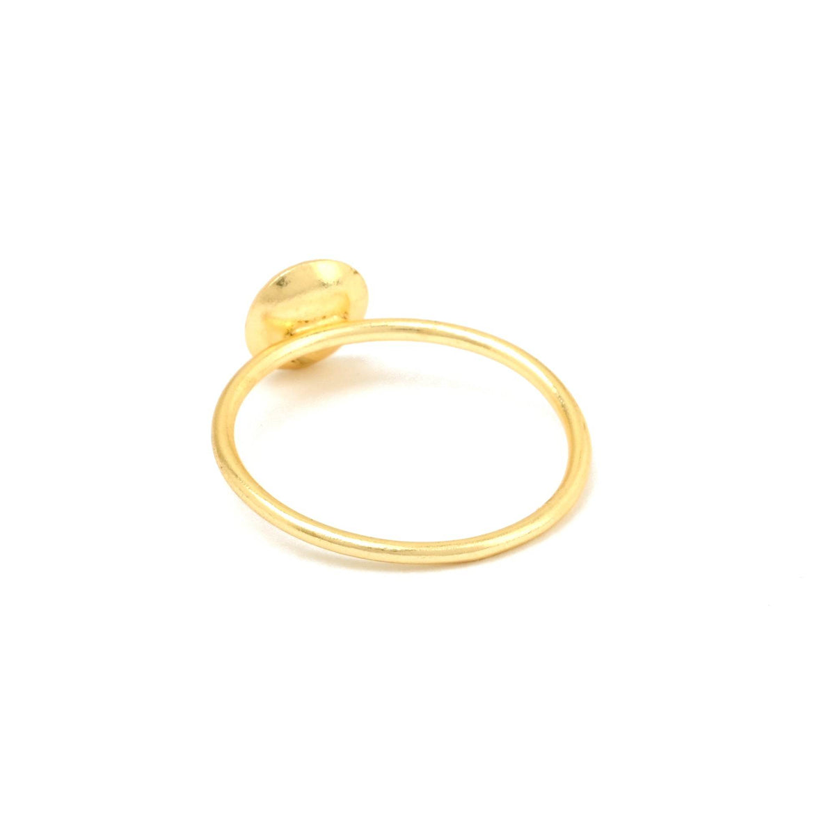 Metal Round Shape Thin Band Rings - La Vitá Jewels