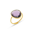 Amethyst Gemstone Statement Rings - La Vitá Jewels
