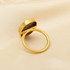 Green Druzy Statement Rings - La Vitá Jewels