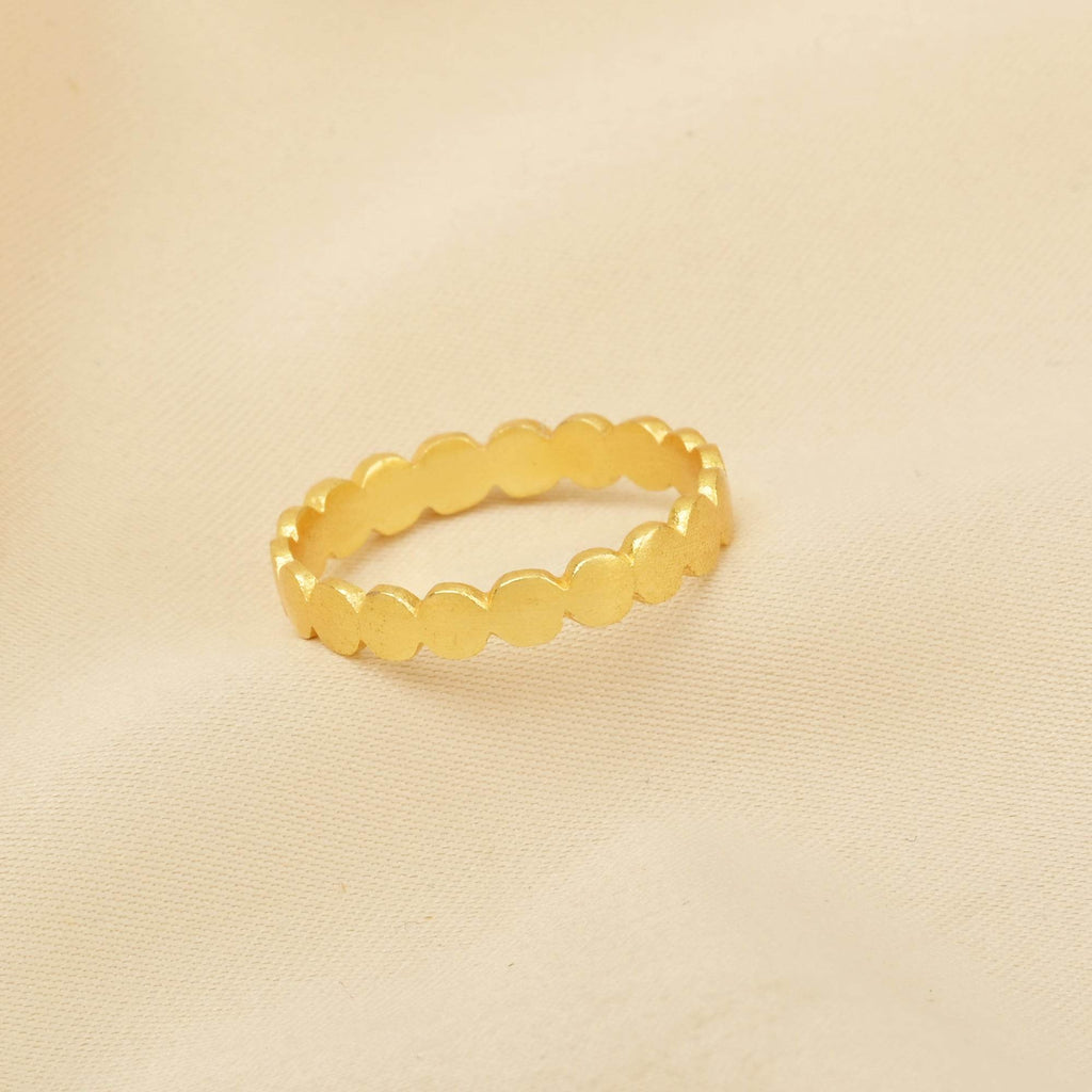 Gold Minimalist Band Rings - La Vitá Jewels