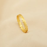 Gold Minimalist Band Rings