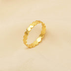 Gold Minimalist Band Rings - La Vitá Jewels