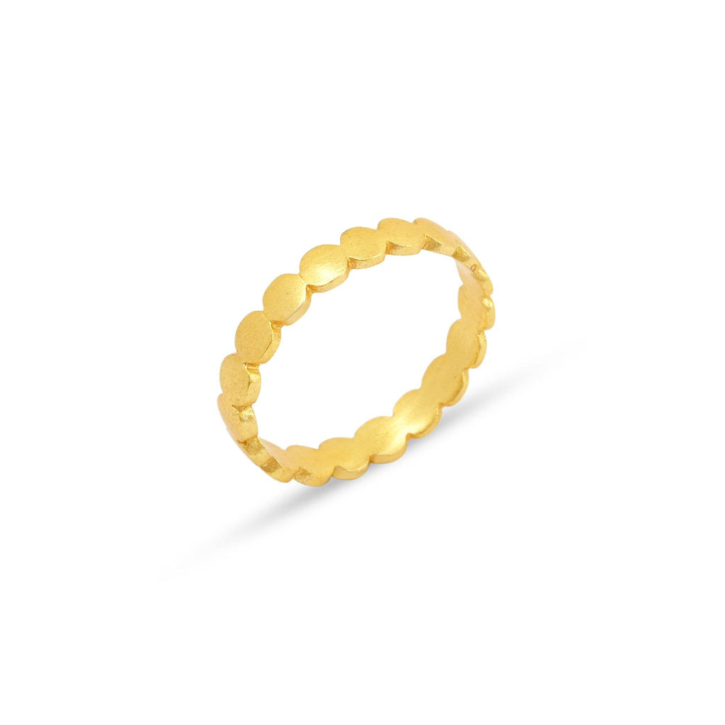 Gold Minimalist Band Rings - La Vitá Jewels