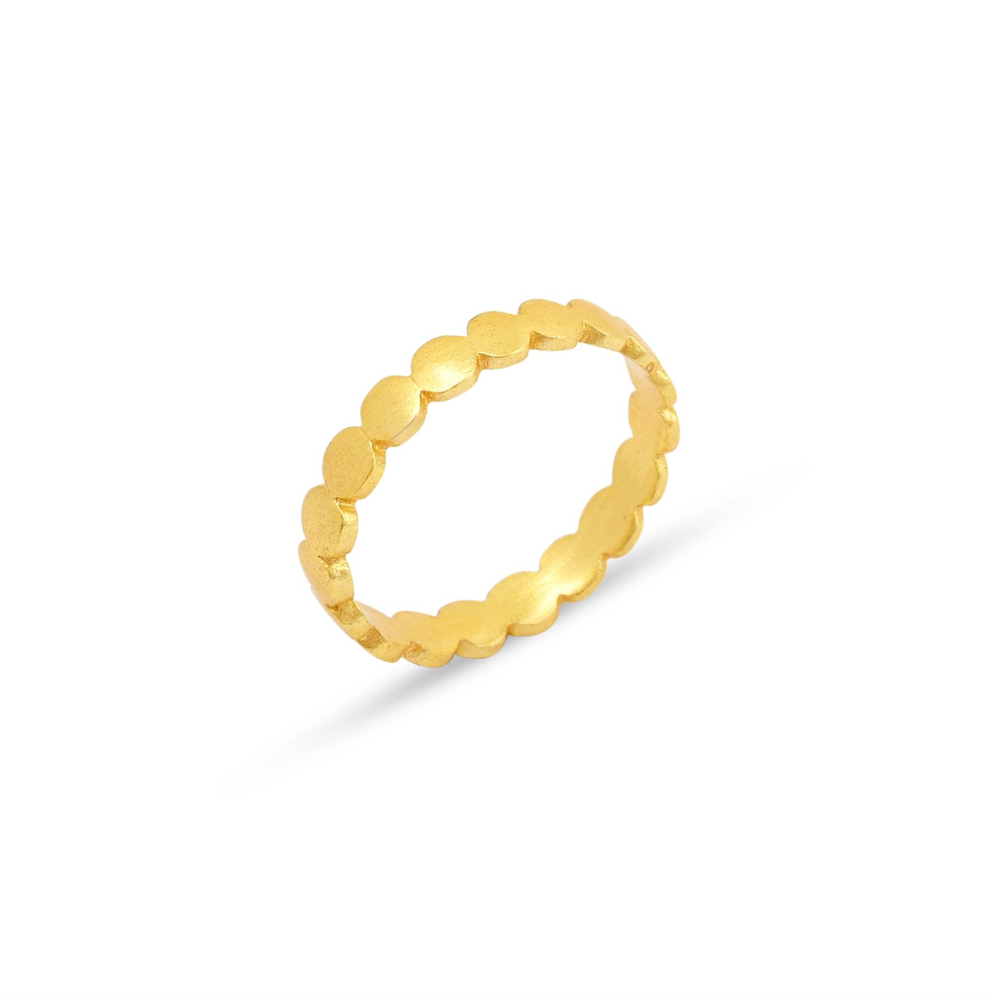 Gold Minimalist Band Rings - La Vitá Jewels