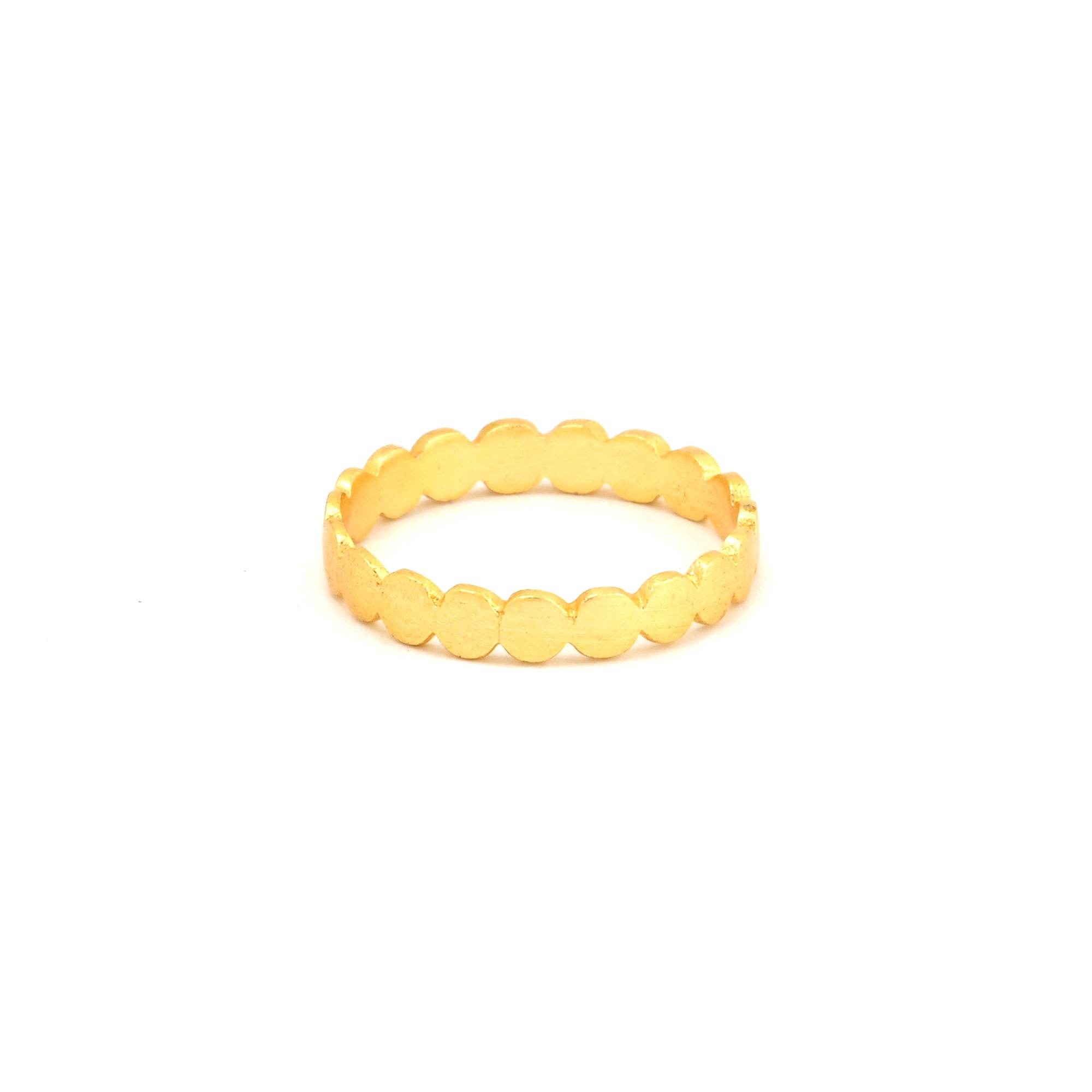 Gold Minimalist Band Rings - La Vitá Jewels