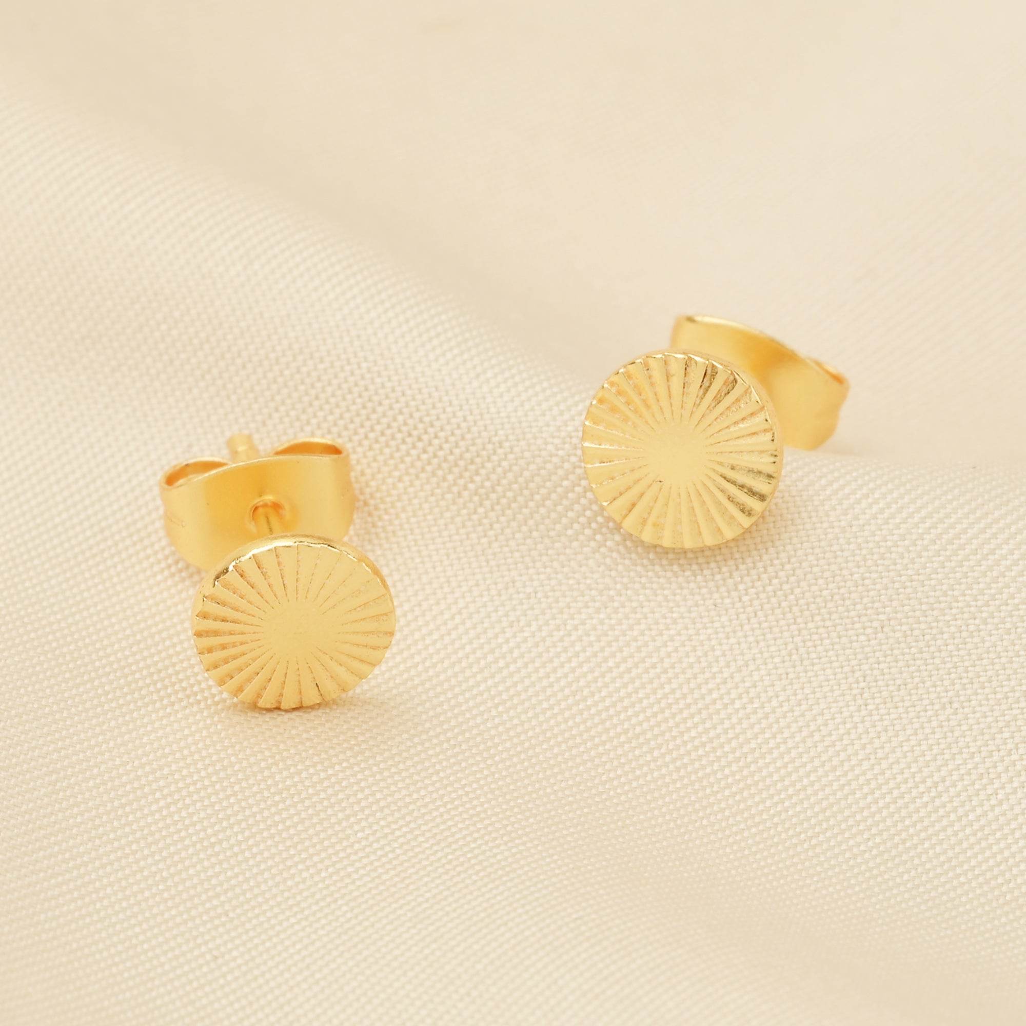 Sunbeam Stud Earrings - La Vitá Jewels