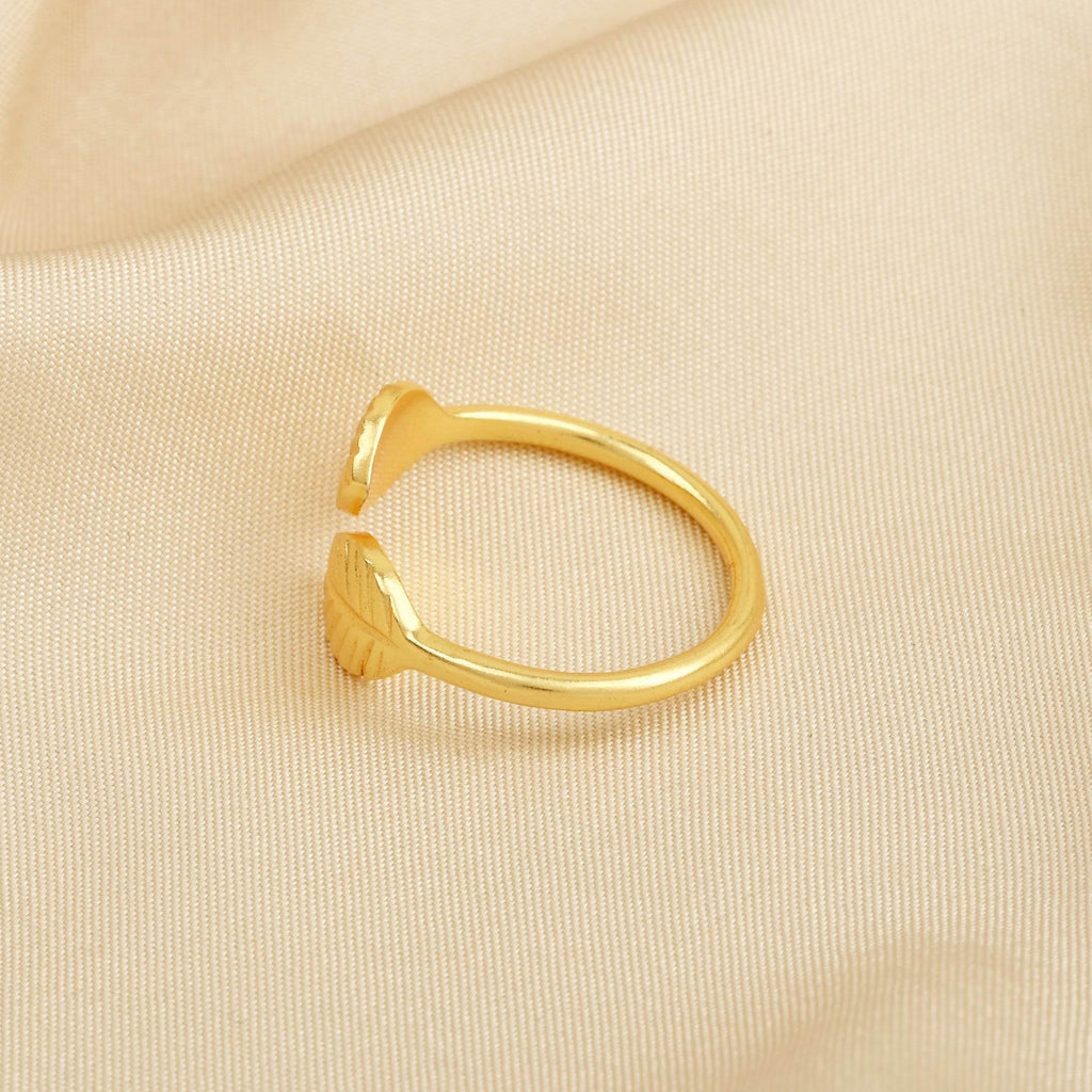 Open Cuff Leaf Rings - La Vitá Jewels