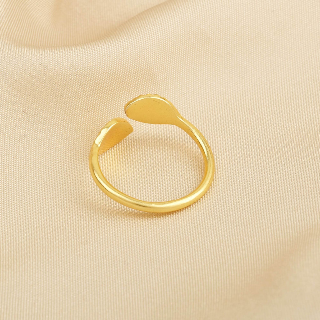 Open Cuff Leaf Rings - La Vitá Jewels