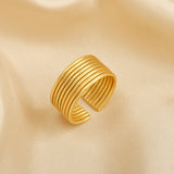 Adjustable Statement Rings