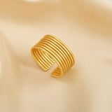 Adjustable Statement Rings