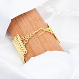 Brass Gold Plated Metal Bracelets