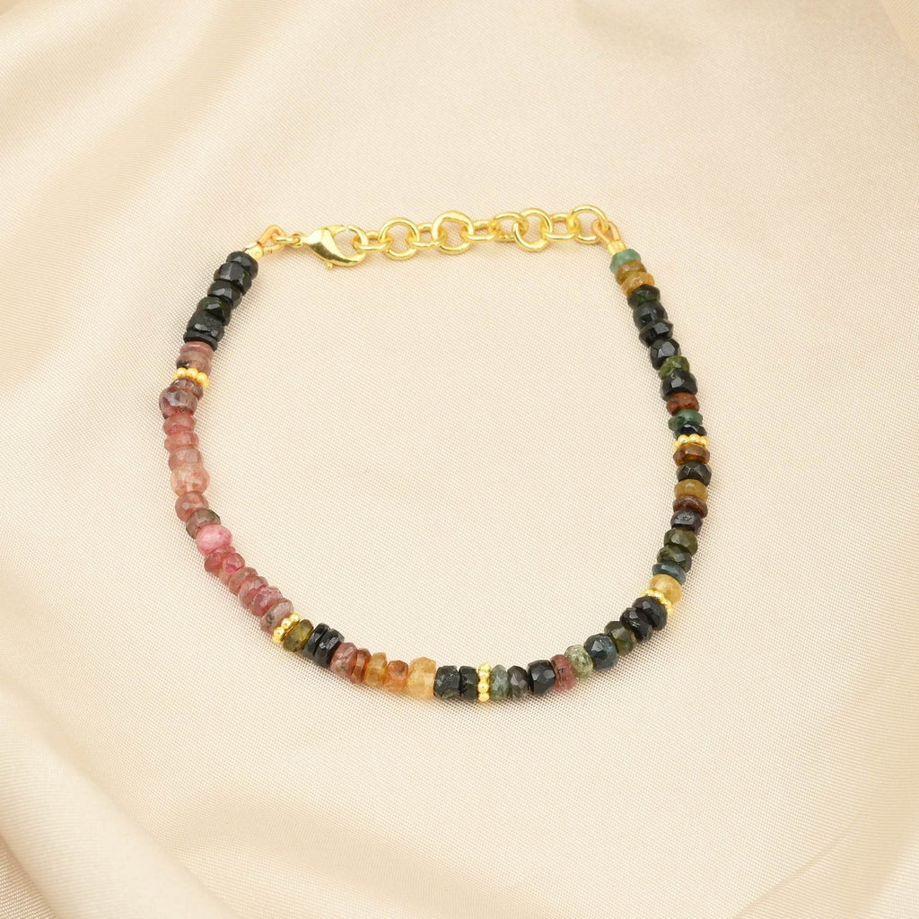 Multi Tourmaline Beads Bracelets - La Vitá Jewels