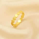 Beaded Band Rings