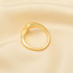 Chunky Gold Love Hug Rings - La Vitá Jewels