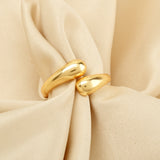 Chunky Gold Love Hug Rings