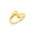 Chunky Gold Love Hug Rings - La Vitá Jewels