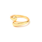 Chunky Gold Love Hug Rings - La Vitá Jewels