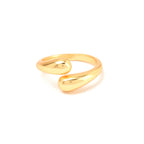 Chunky Gold Love Hug Rings - La Vitá Jewels