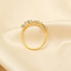 Labradorite, Citrine, Pyrite and Ruby Beaded Rings - La Vitá Jewels
