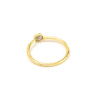 Ruby, Labradorite, White CZ, and Blue Topaz Minimalist Rings - La Vitá Jewels