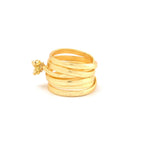 Metal Beads with Multi Layer Band Rings - La Vitá Jewels