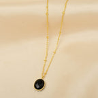 Labradorite, London Topaz Color Gemstone Necklaces in Sterling Silver - La Vitá Jewels