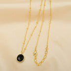 Labradorite, London Topaz Color Gemstone Necklaces in Sterling Silver - La Vitá Jewels