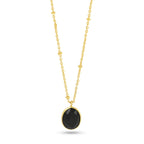 Labradorite, London Topaz Color Gemstone Necklaces in Sterling Silver - La Vitá Jewels