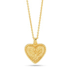 Peace & Love Custom Letter Heart Necklaces - La Vitá Jewels