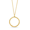 Circle Shape Texture Necklaces - La Vitá Jewels