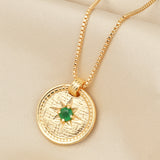 Cleo Green Onyx Necklace