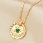Cleo Green Onyx Necklace - La Vitá Jewels