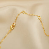 Peace & Love Custom Letter Heart Necklaces