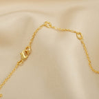 Peace & Love Custom Letter Heart Necklaces - La Vitá Jewels