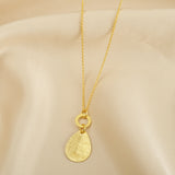 Drop Shape Texture Necklaces